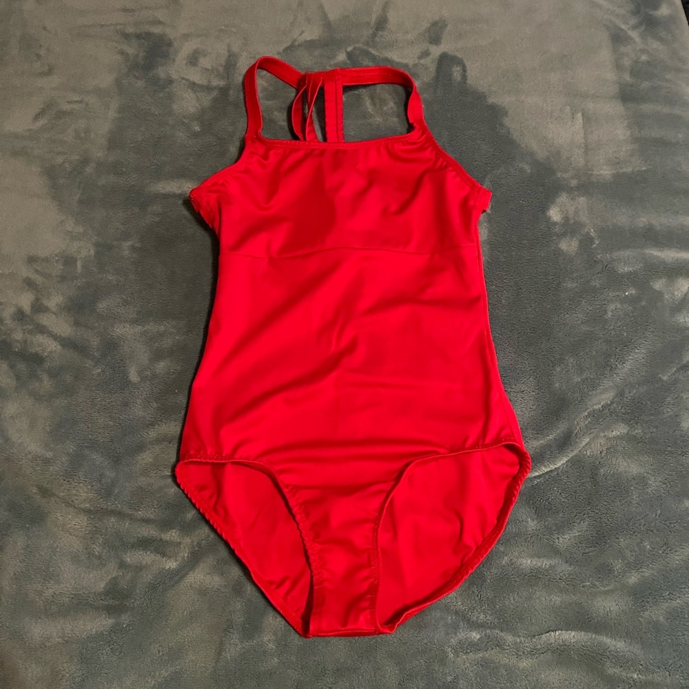 Red Dance Leotard
